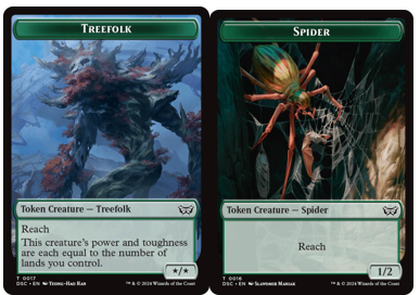 Treefolk // Spider Double-Sided Token